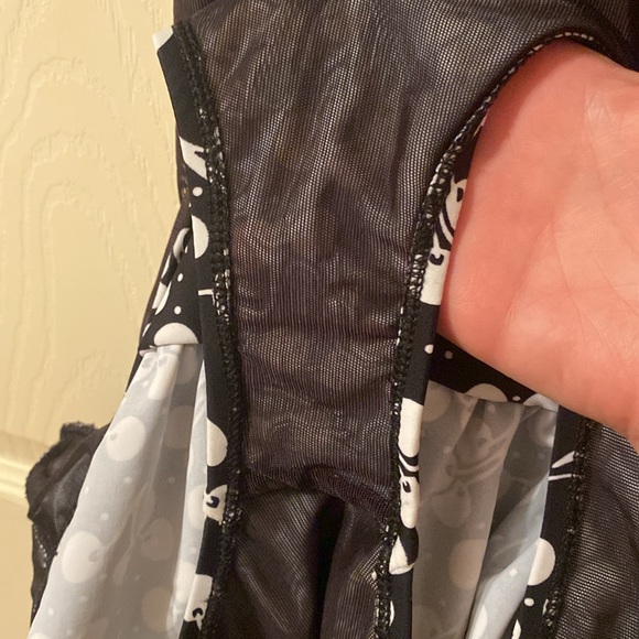 Retro Chic By Torrid - Black And White Cherry One-Piece Swimsuit NWT - Picture 5 of 7